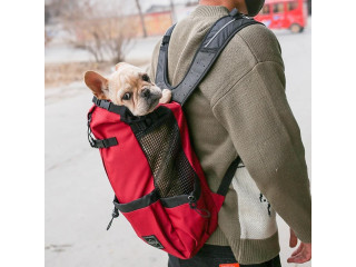 Pet Dog Carrier Bag Carrier For Dogs Backpack Out Double Shoulder Portable Travel Backpack Outdoor Dog Carrier Bag Travel