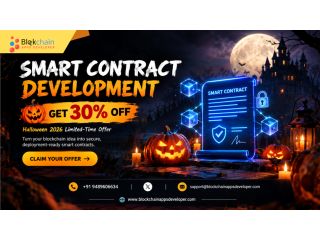 Build Custom Smart Contracts with 30% OFF – Halloween 2026