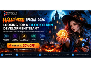 HALLOWEEN 2026 SPECIAL – UP TO 30% OFF BLOCKCHAIN DEVELOPMENT